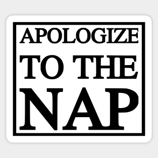 Apologize to the NAP Sticker